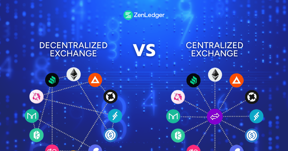 Decentralized Exchanges (DEX): Differences between DEX and centralized exchanges.