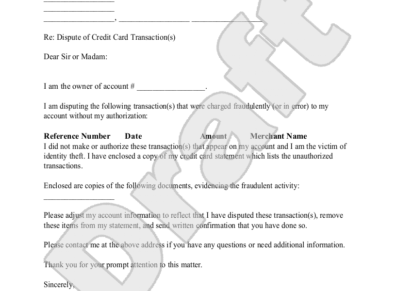 SMS fraud for credit card transaction dispute resolution