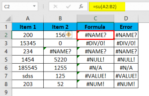 Microsoft Excel: Troubleshooting Common Errors
