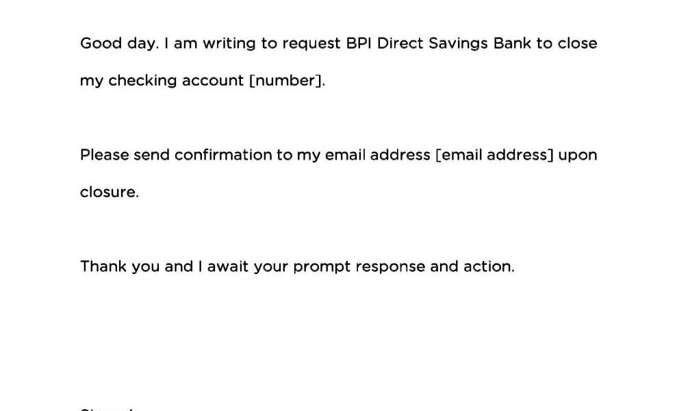 Email scam posing as bank account closure notification