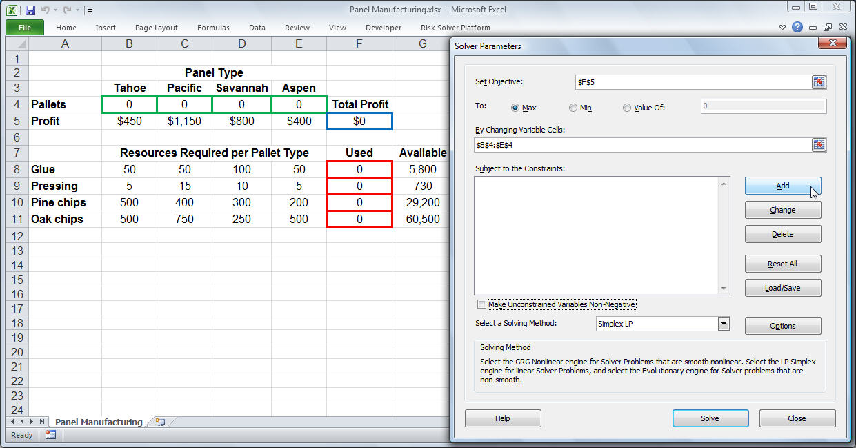 Microsoft Excel: Solving Complex Problems with Solver
