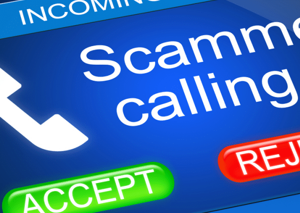 Phone call scam posing as credit card debt collector